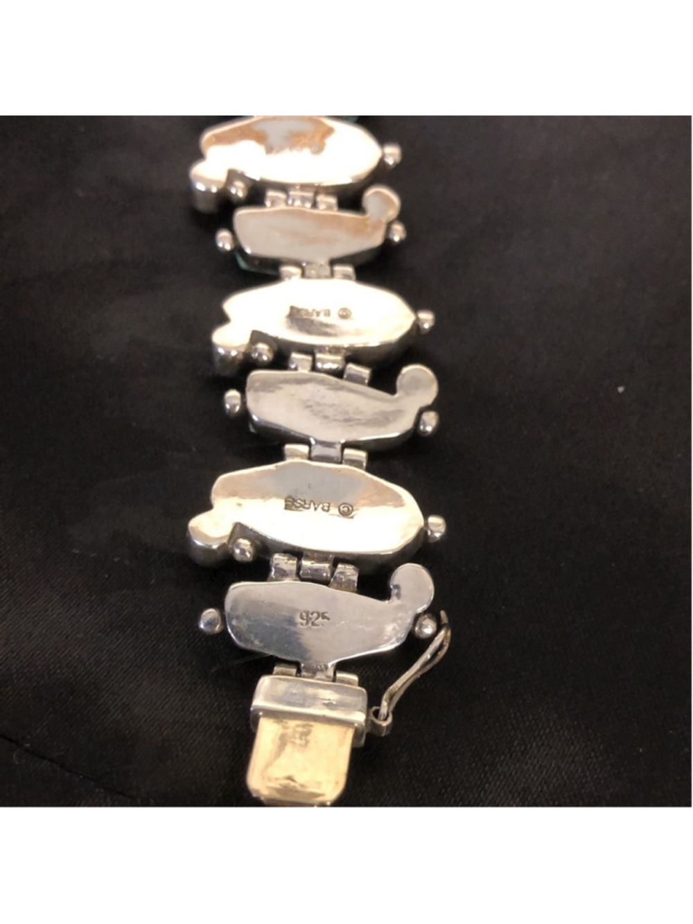 BARSE Turquoise Sterling Silver Multi Gemstone Southwestern Bracelet - Picture 6 of 16